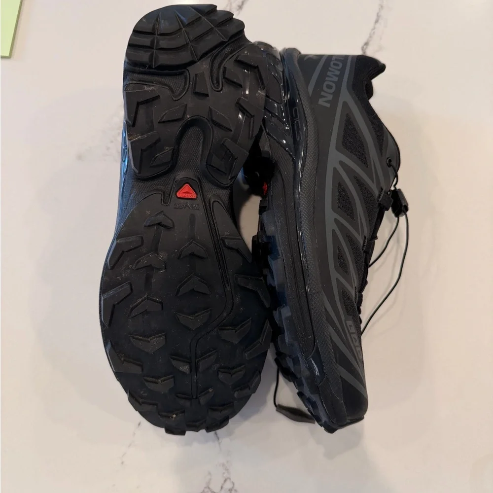 Salomon Black Athletic Trail Shoes - Picture 4 of 6